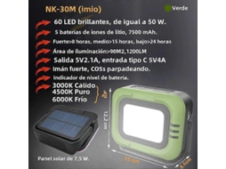 Lanterna De Camping Led, Recarregável E Impermeável Para Suas Aventuras Ao Ar Livre. Olysi Shop