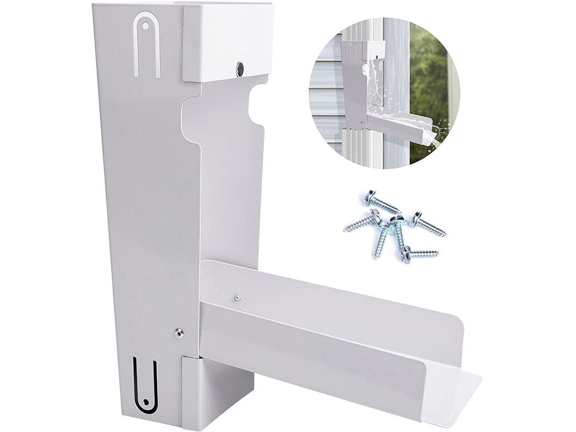 Coletor De Água Da Chuva Ajusta A Canaletas Retangulares Padrão 3"x4" Branco