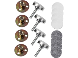 Conjunto De 4-niveladores Móveis Com Pés Deslizantes, Ajustadores De Nivelamento, Elevadores De Sofá, Bronze, Tamanho