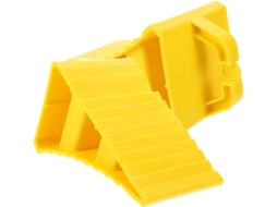 Almofadas antiderrapantes para rodas, blocos amarelos estilo "Brunken Linhamento" para carros.