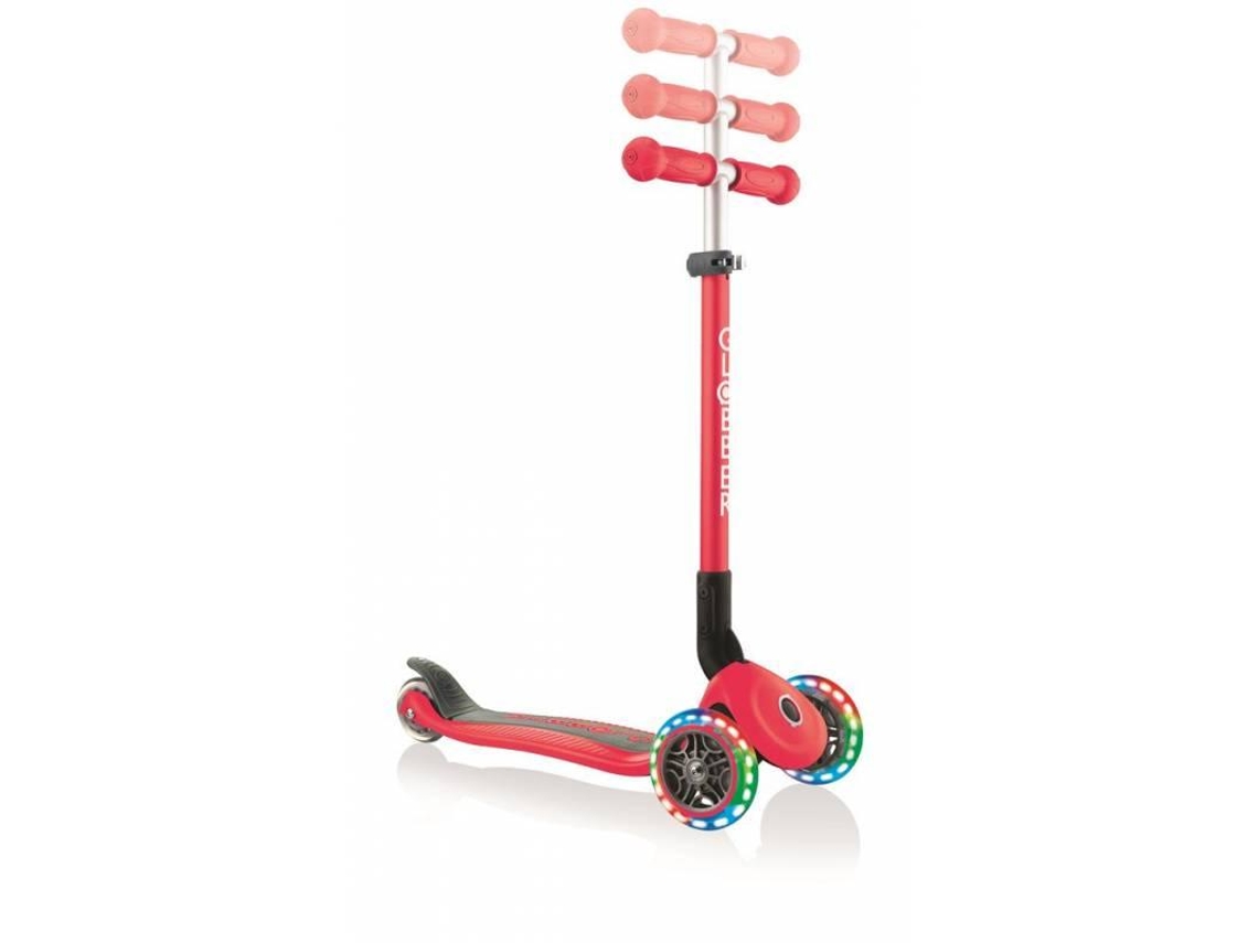 Trotinete GLOBBER Primo Foldable Lights New Red