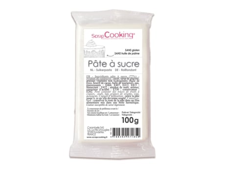 Pasta de Açúcar Branco 100 gScrapcooking