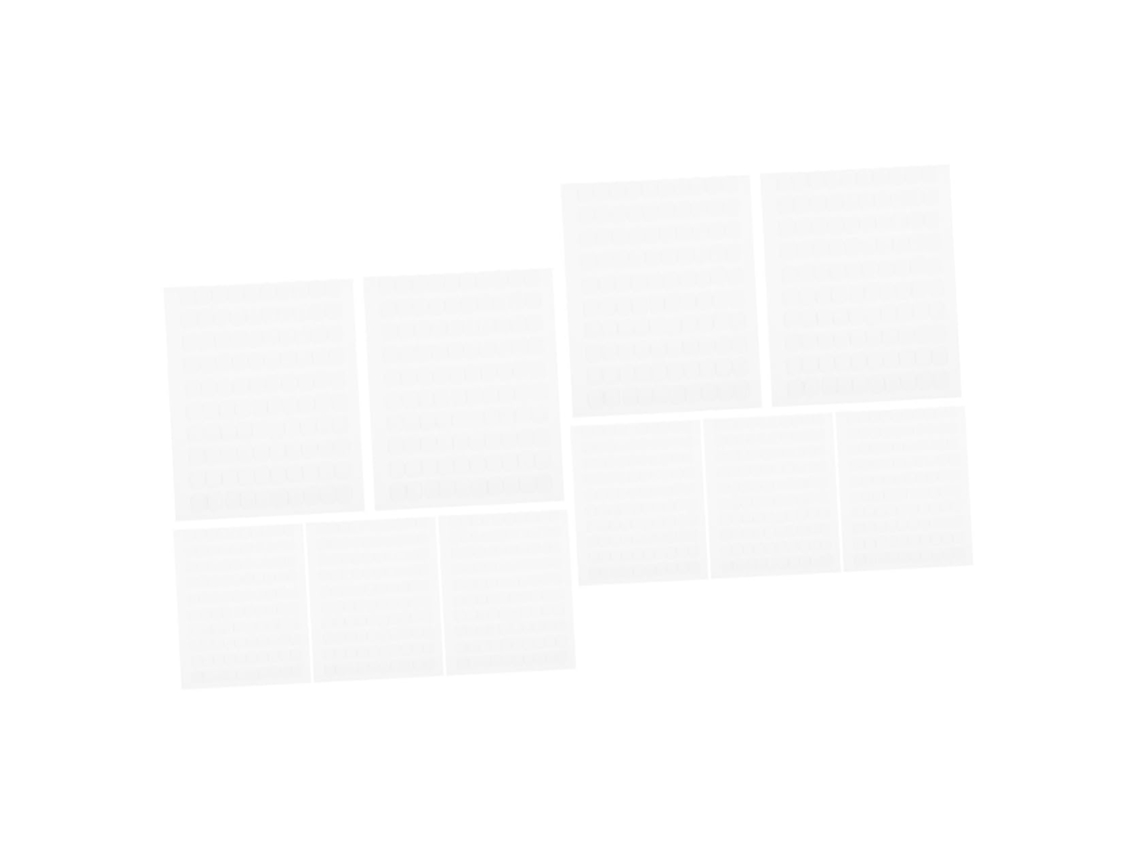 Série 2 Adesivos Transparentes Dupla Face Para Paredes Massa Adesiva