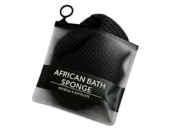 Toalha Exfoliante Banho Malha Preta