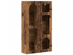 Conjunto 1 Unidade De Armazenamento Vidaxl Castanho Derivados De Madeira (59 X 20 X 100 Cm)