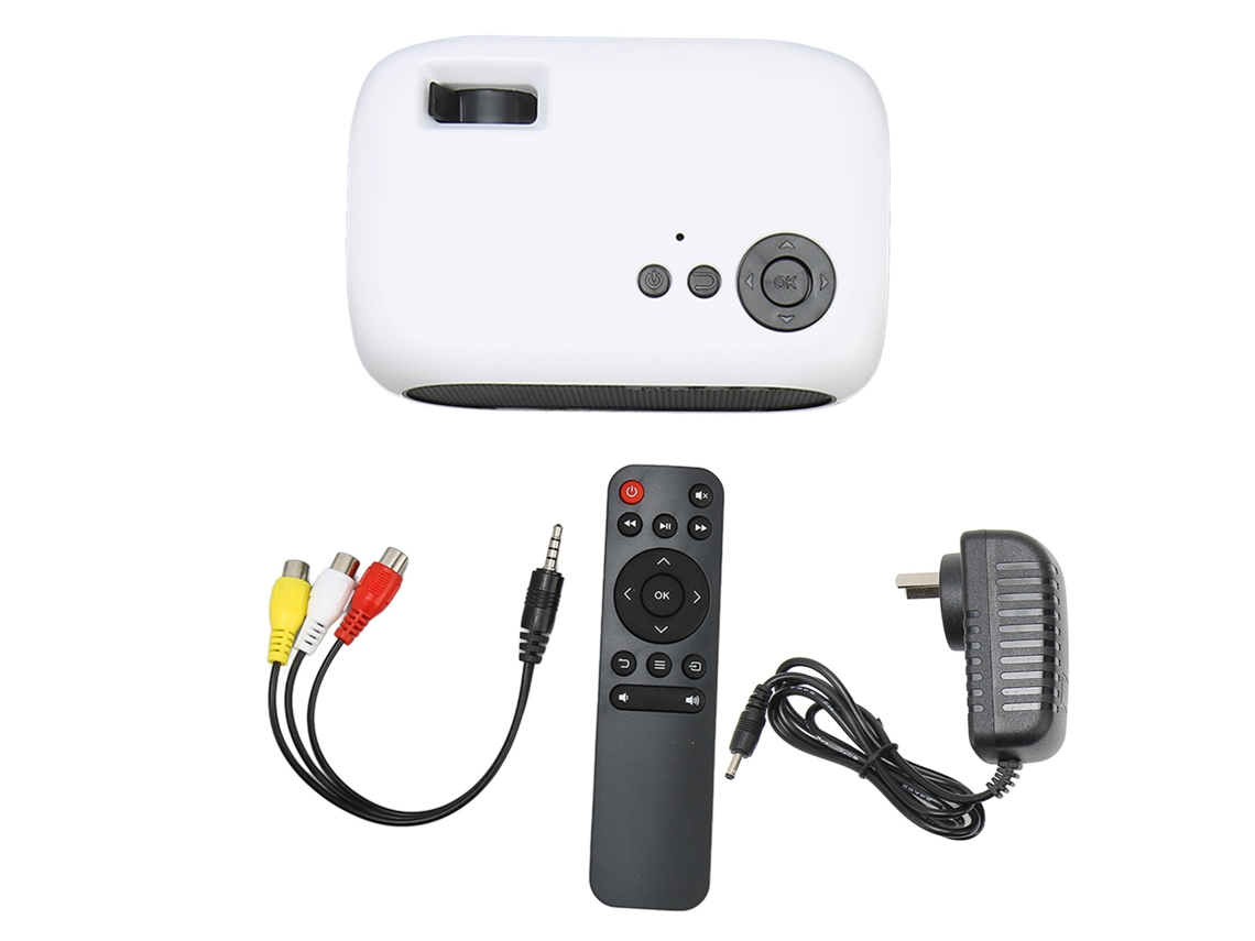Projetor Mini EOOCOO (portátil Doméstico 480p Hd)
