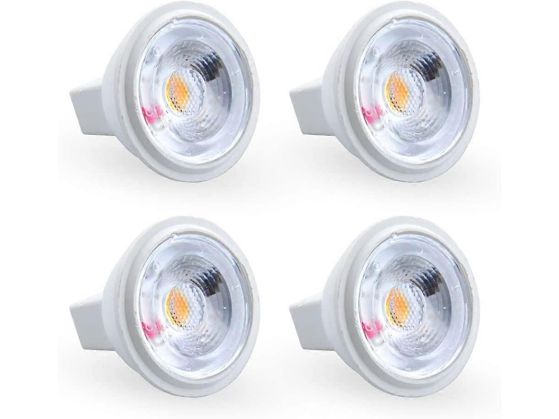 Rebe bombilla Led Mr11 Gu4 3w 6000k Branco Frio 12v Equivalente a 35w Halógena Não Regulável 4 Peças Classe Energética F