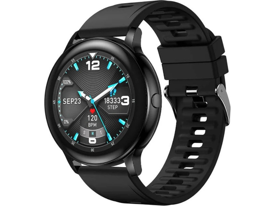 Relógio inteligente Homens Mulheres Taxa Calor Sono Pressão Arterial Monitor Fitness Ip68 24 Modos Esportivos Bestvite (preto)