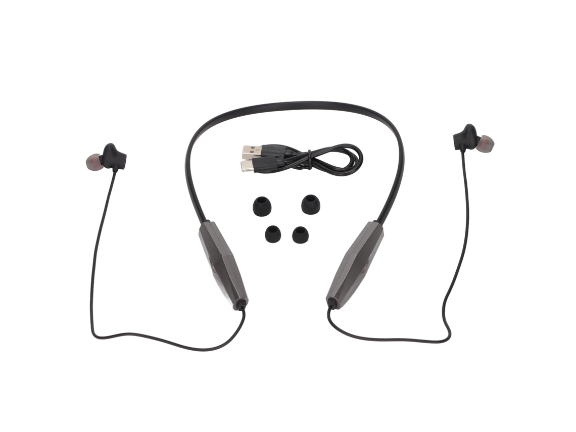 Fones de Ouvido Bluetooth EOOCOO com banda cervical esportivos (fones estéreo binaural sem fio)