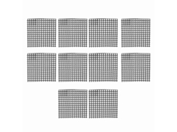 10pcs LAXISCREED Grade de Base para Vasos Jardim 5x5cm