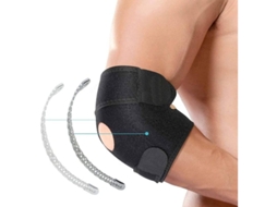 Bandagem de Cotovelo Ajustável Respirável para Tênis Golfe Treinamento Fitness Homens e Mulheres