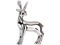 Estatueta de Rena de Natal 2025, Escultura de Rena em Porcelana Branca, Centro de Mesa, Presente de Natal