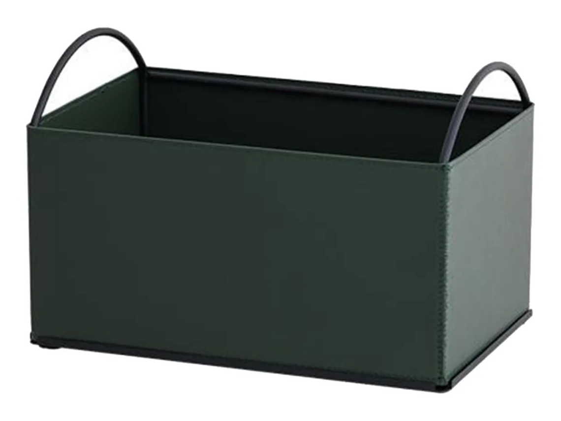 Lurelia Organizador Com Chaveiro Em Couro Pu Verde 30,5 Cm X 20,5 Cm Para Escritório E Casa