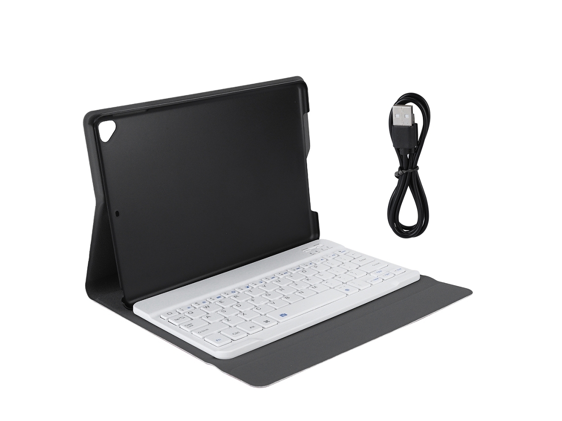 Teclado Bluetooth LAXISCREED para Ipad com Capa de Couro