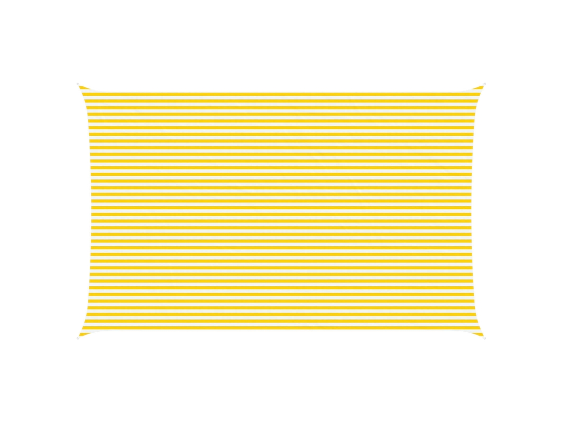 Conjunto 1 Sombra Externa Vidaxl Amarelo Poliéster (8 X 5 M)