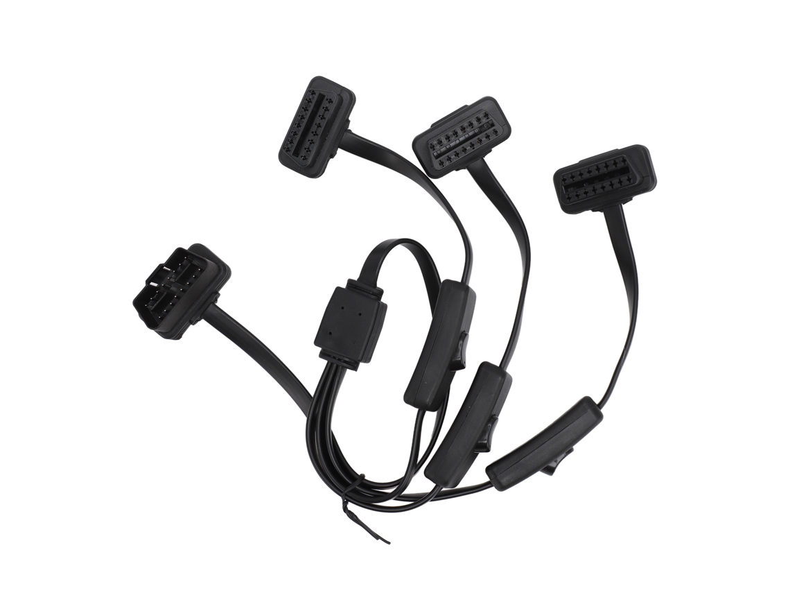 Aetheria cabo Plano Obdii 16 Pinos Splitter 1 em 3 Extensor de Diagnóstico Automotivo Durável