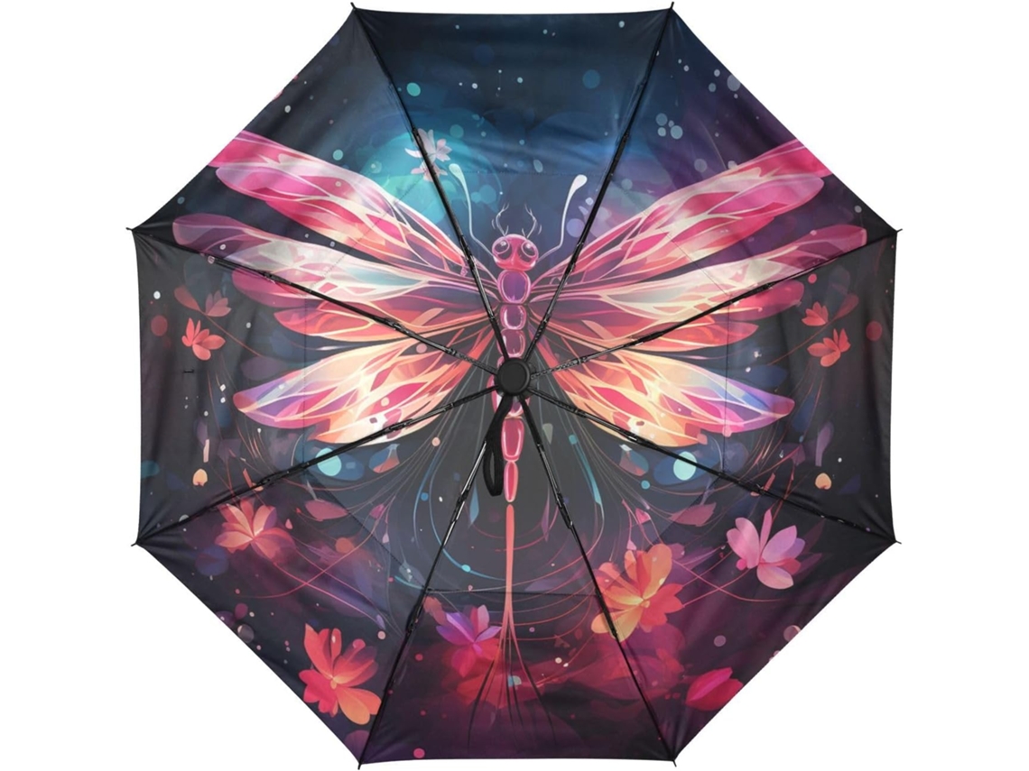 Guarda Chuva de Viagem Automático Starry Dragonfly S/MARCA