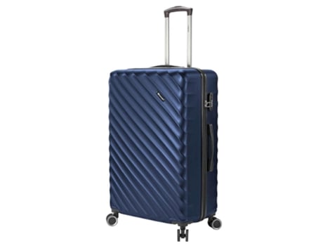 Mala De Viagem / Trolley Gigante 87cm 4r Bz5812 Azul Escuro Benzi