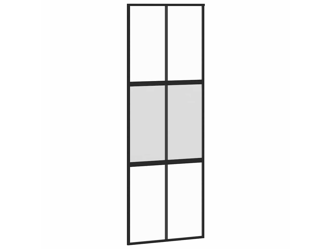 Sliding Door, Sliding Doors Vidaxl Preto Vidro (76 X 205 Cm)