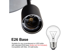 2026 lâmpada de Teto Pendente de 3 Cabeças Tomshine, Base E26, 110 120v, para Sala, Quarto, Café, Loja