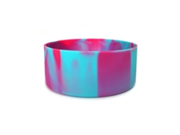 Manga de silicone para base de caneca térmica LAXISCREED 7,5cm, amarelo, branco