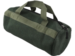 Bolsa de ferramentas portátil Richvibe em lona para eletricistas, resistente e com compartimentos para parafusadores e pregos.