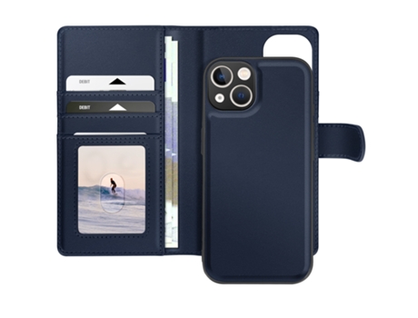 Mayaxess Estojo Iphone 14 Com Capa Destacável Azul Escuro