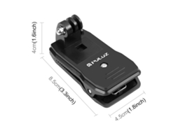 Puluz Suporte Para Cinto De Mochila Com Clip E Suporte Para Telefone Para Gopro Hero 11/10/9 Osmo Pocket Insta360 Câmeras De Ação