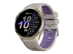 Bracelete para Garmin Forerunner 970 Silicone Bicolor Fivela de Aço Preta Roxo Areia XIAOMOYU