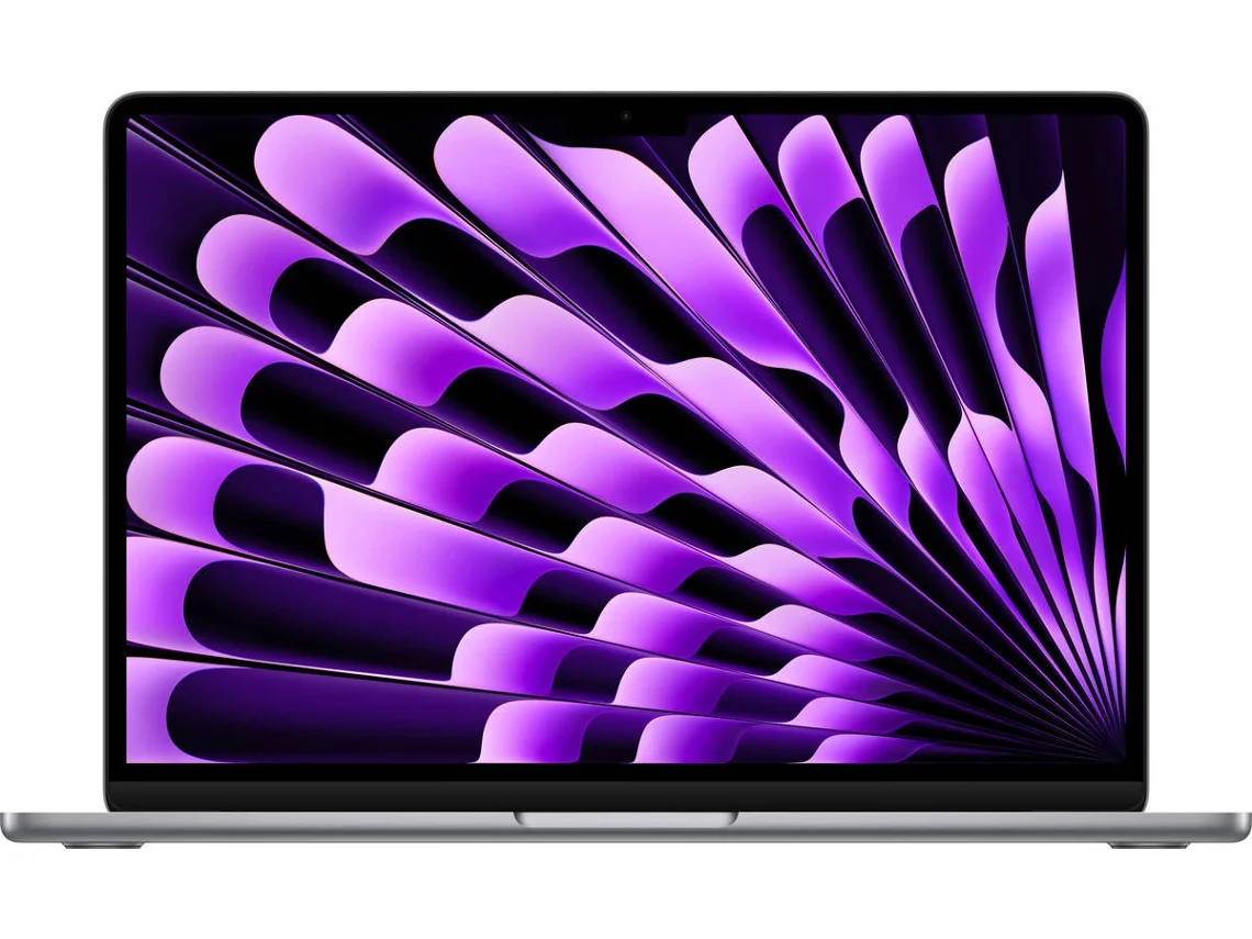 MacBook Air APPLE Cinzento Sideral (13'' - Apple M3 - 8-Core - RAM: 8 GB - 256 GB - SSD - 8-Core)