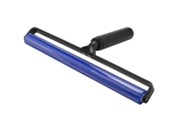 Rolo Raspador Adesivo De Silicone Macio 30 Cm Largura Com Roda Antiestática
