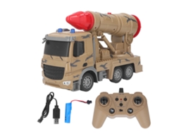 Mali caminhão de Controle Remoto Rc com Luz e Som para Crianças Brincadeira Indoor Outdoor