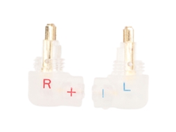 Cable Adaptador de 2 Pines Macho Exk a Hembra 0,78 Mm para Auriculares Ex1000, Ex800, Mdr7550 y Ex600 Transparente S/MARCA