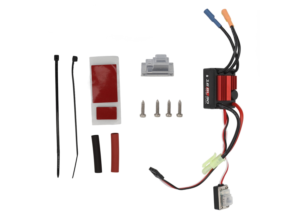 Mali controlador de Velocidade Elétrico para Motor Rc Brushless 30a com Saída Bec 6v 1a Adaptador Tamiya