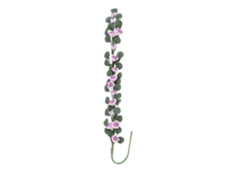 Primerox corda de Rosa Roxa 1:12 Miniatura Jardim Casa de Bonecas Decoração Ramalhete Longo