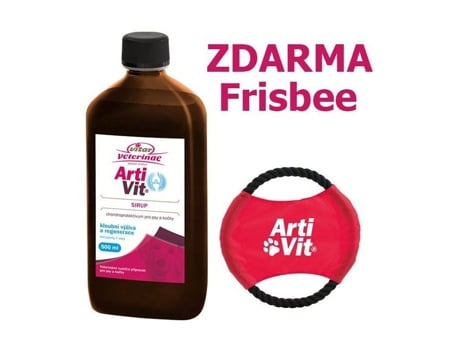 Veterinae Artivit Xarope 500 ml Brinquedo Frisbee para Cães Vitar
