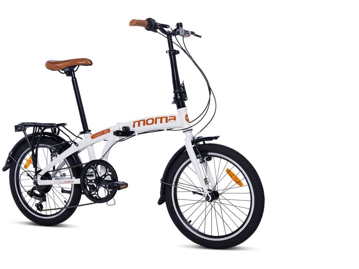 Bicicleta Urbana Dobrável LIGHT 20, Alumínio, 7 Velocidades SHIMANO, Selim Confortável.