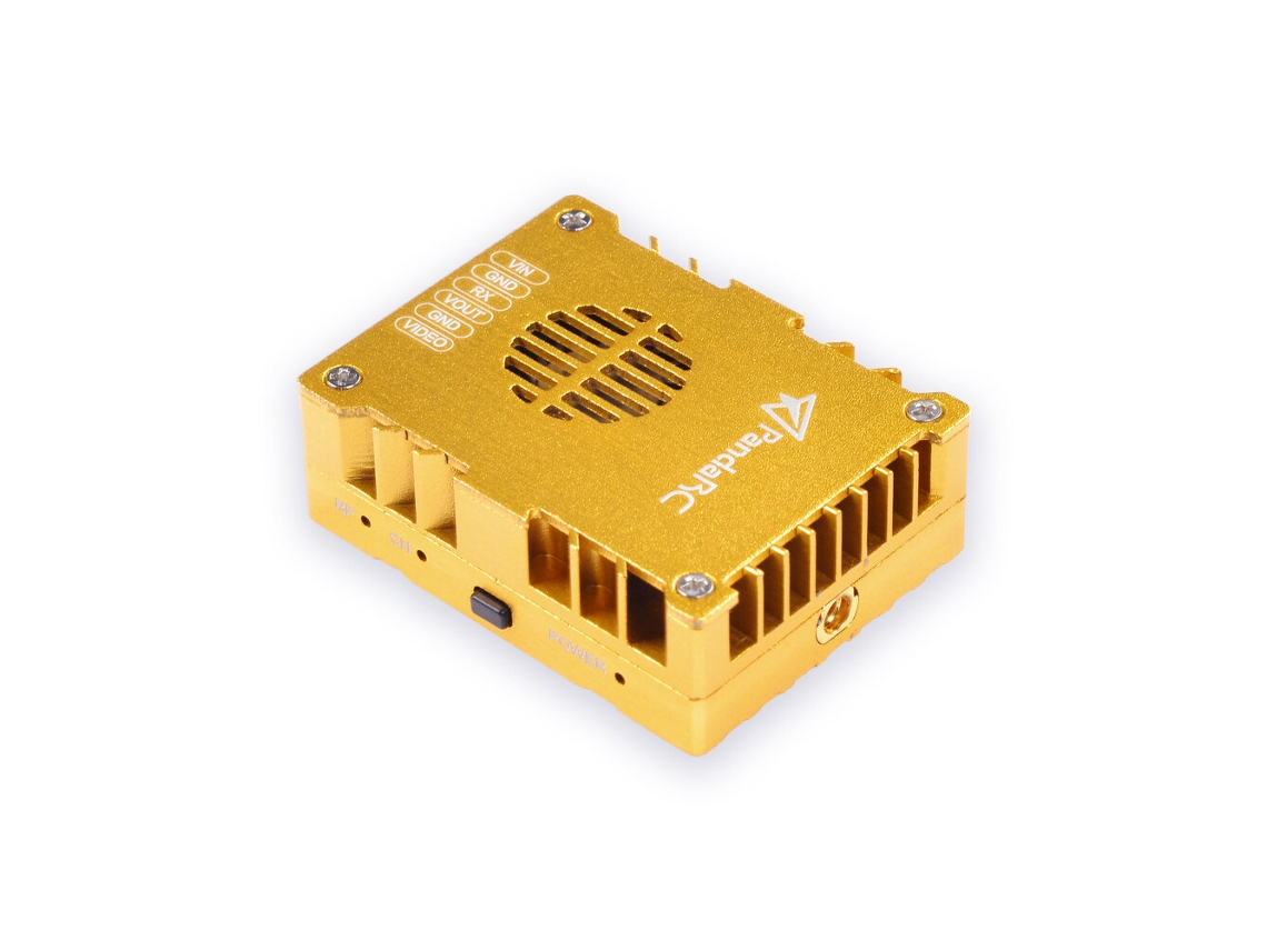 Transmissor Fpv Pandarc Bat Pro 2.8w 64ch 4.9g 5.8g 6g 6 36v com Suporte para Ajuste Osd e Transmissão de Imagem para Drones de Corrida Fpv. MDUG