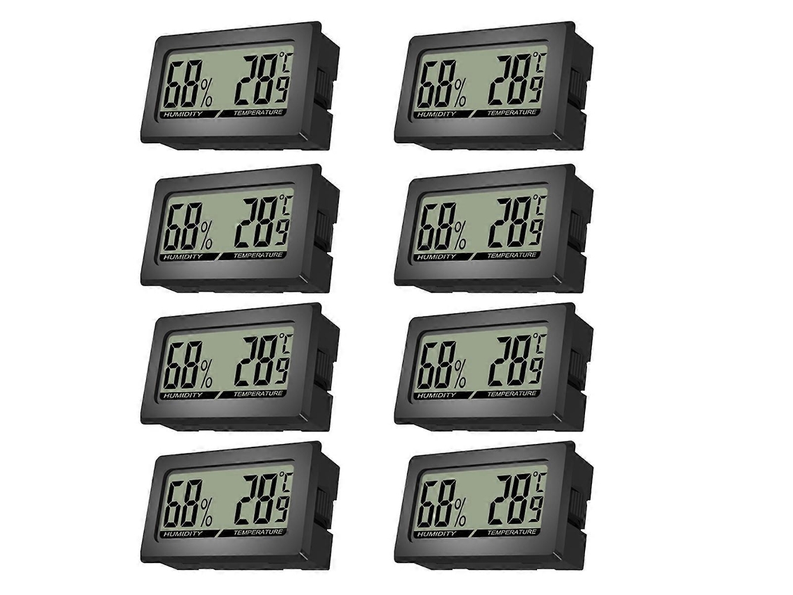Termômetro E Higrômetro Mini Lcd Digital Para Ambientes Internos Nostalgia88
