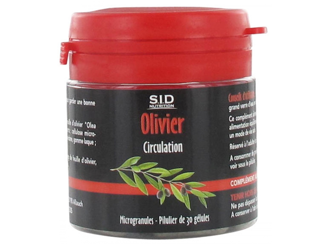 Circulação de Oliva 30 Cápsulas S.I.D NUTRITION