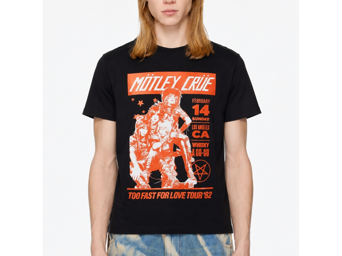 Motley Crue Whisky A Go Go T-shirt Unisex Adults Size:l