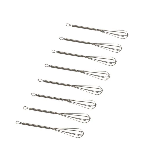Mini Batedor De Arame 7 Polegadas, 8 Peças