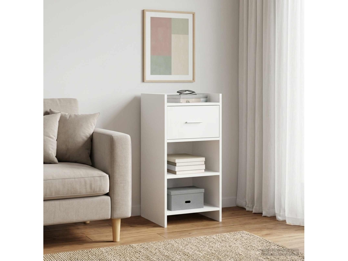 Vidaxl Buffet Branco 40 X 36 X 80 Cm Derivados De Madeira