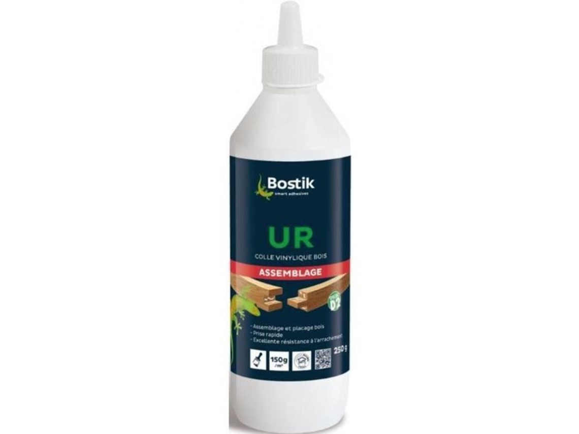 Cola para Madeira Ur Special D2 Configuração Ultra Rápida Excelente Resistência Ao Rasgo Interior Branco Frasco de 250 G BOSTIK