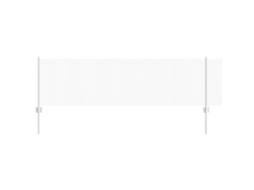 Conjunto 1 Cerca Externa Vidaxl Prateado Aço (10 X 0,6 M)