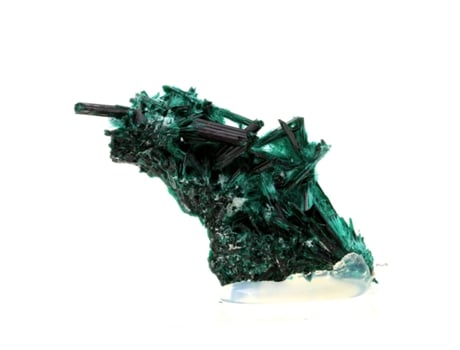 Brochantite Pedra Natural Do México Mina Milpillas Cuitaca Sonora Cristal Verde Brilhante Amostra Mineral Rara 216 1 Ct TRENDYFLAIR