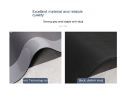 Tapetes de Banho Antiderrapantes Absorventes de Secagem Rápida para Decoração de Banheiro Marrom Oval EVELTEK 50x80