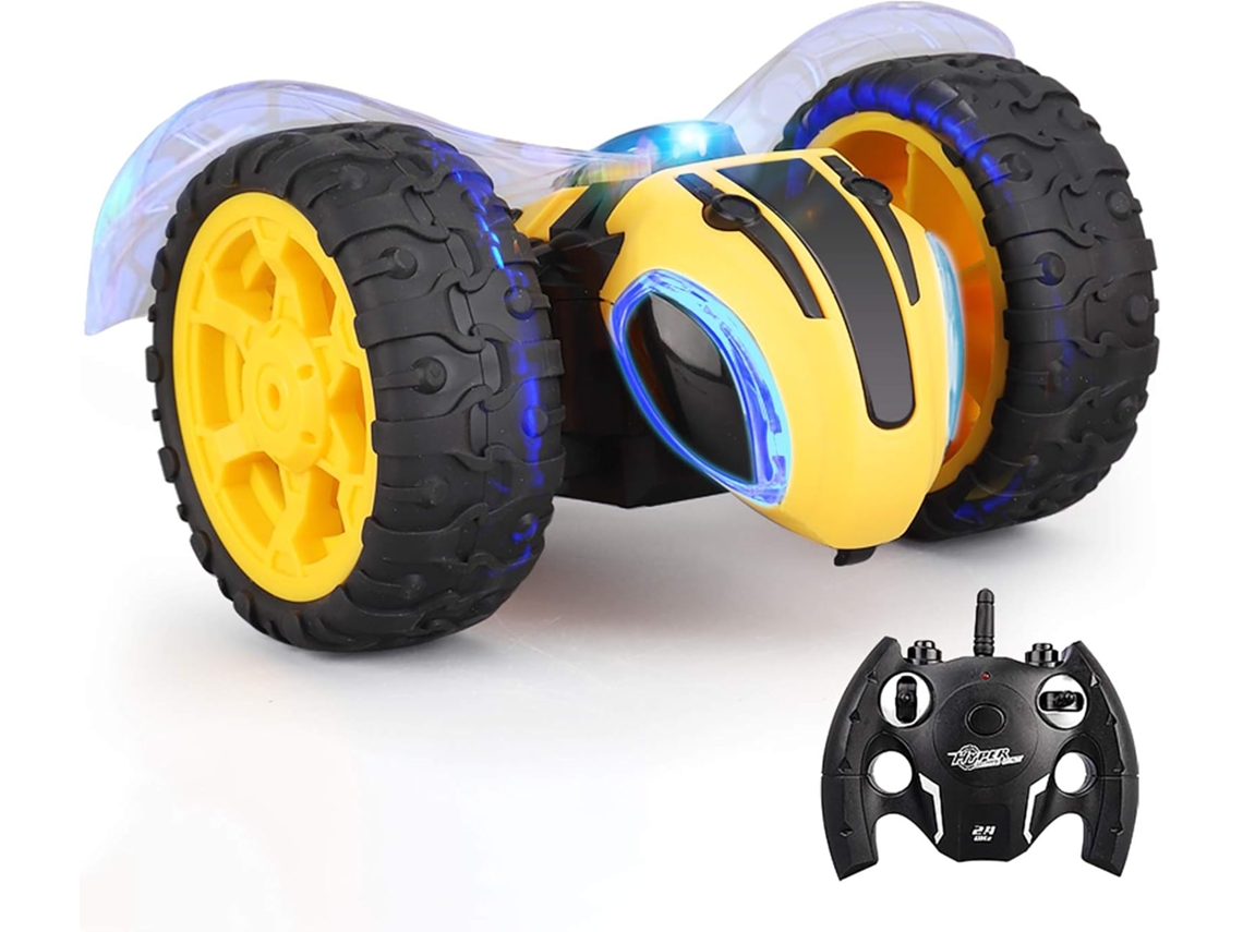 Carrinho De Controle Remoto, Carro Acrobático Com Giro Lateral 360° E Bateria Recarregável, Presente Ideal Para O Natal Aniversár -aquaforge