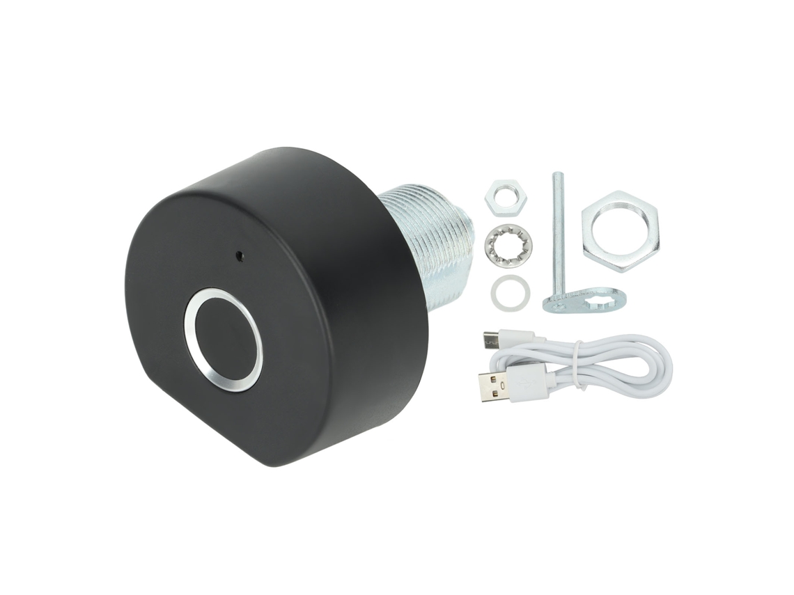 Laxiscreed Fechadura Digital Inteligente Para Armários Com Impressão E Bateria De Lítio Integrada