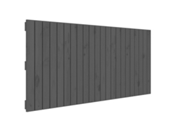 Cabeceira de Parede em Madeira de Pinho Maciça Cinza MAISON EXCLUSIVE (140x60x3 cm)